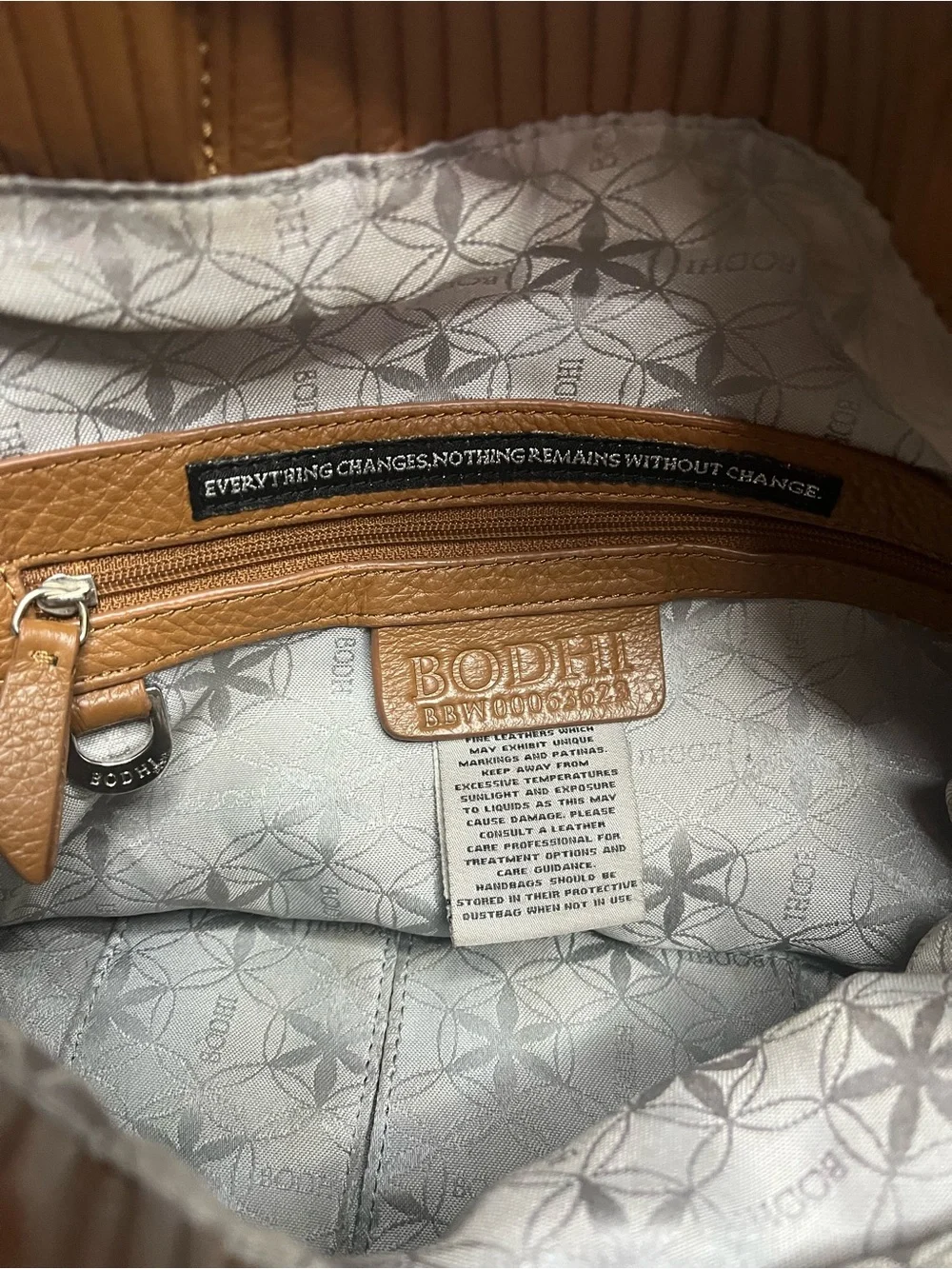 Bodhi Caramel Leather Hobo Bag